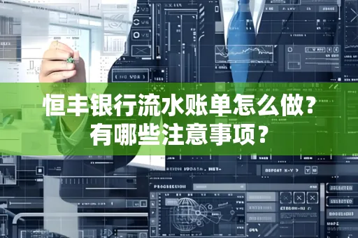 恒丰银行流水账单怎么做？有哪些注意事项？