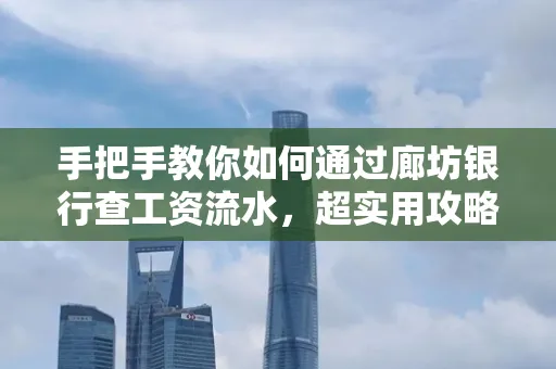 手把手教你如何通过廊坊银行查工资流水,超实用攻略不走弯路