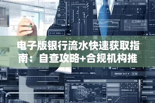 电子版银行流水快速获取指南:自查攻略+合规机构推荐