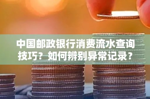 中国邮政银行消费流水查询技巧？如何辨别异常记录？