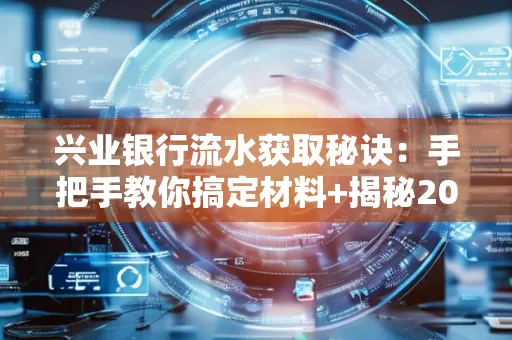 兴业银行流水获取秘诀:手把手教你搞定材料+揭秘2025审核最松的贷款机构