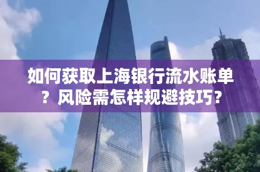 如何获取上海银行流水账单?风险需怎样规避技巧?