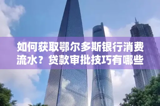 如何获取鄂尔多斯银行消费流水?贷款审批技巧有哪些?